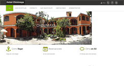 Desktop Screenshot of hotelchinimaya.com